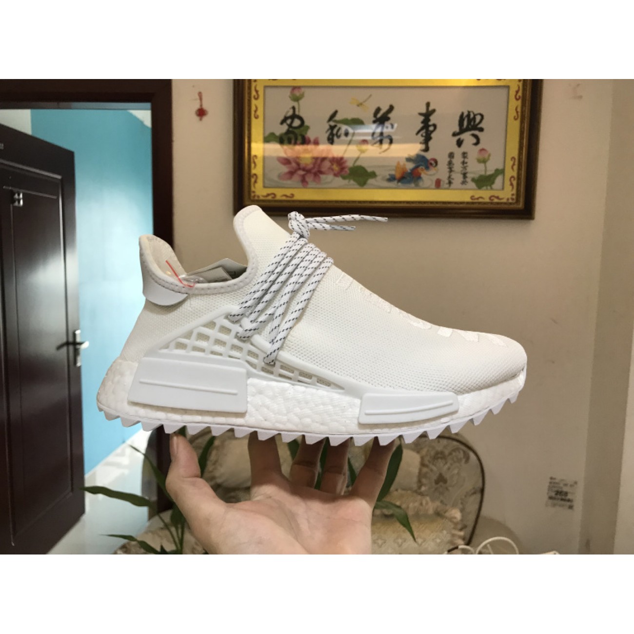 Pharrell Williams x Adidas Hu NMD Trail Blank Canvas AC7031