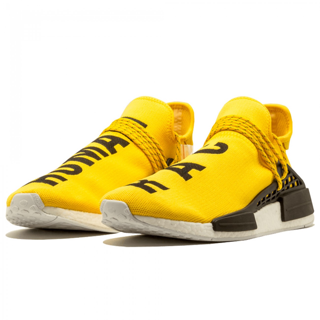 PHARRELL WILLIAMS X ADIDAS ORIGINALS HU NMD YELLOW