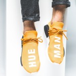 PHARRELL WILLIAMS X ADIDAS NMD HUMAN RACETANGERINE