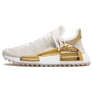 Pharrell Williams PW x Adidas Hu Holi NMD MC China Exclusive "Happy" Metallic Gold F99762