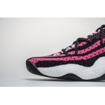 Pharrell Williams x adidas Crazy BYW "Solar Pink" Black Mens Womens Size Basketball Shoes G28182