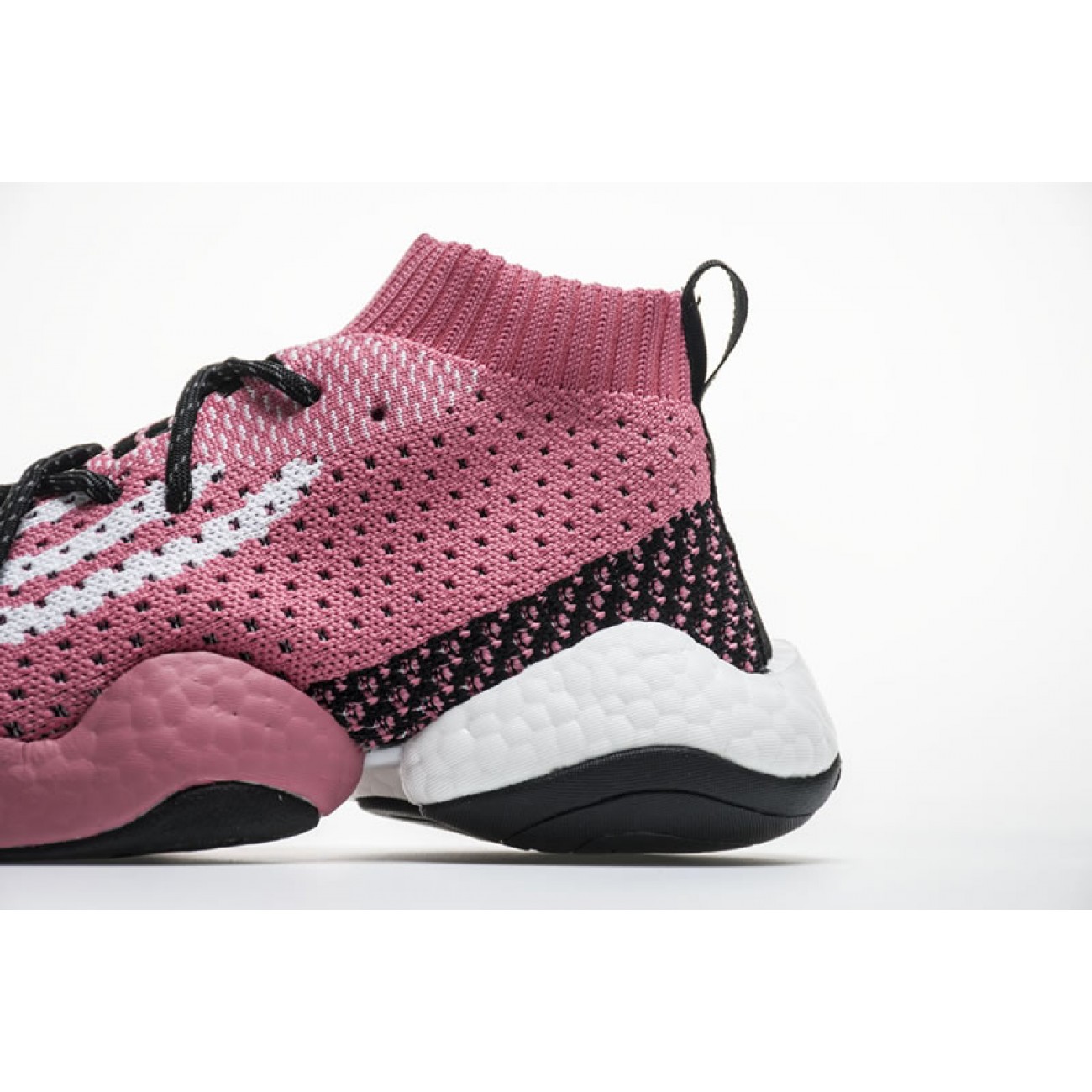 Pharrell Williams x adidas Crazy BYW "Solar Pink" / Chalk Pink Womens Size Basketball Shoes G28183