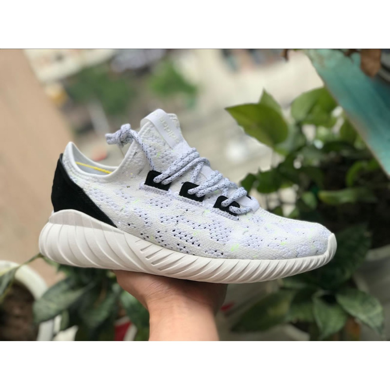 Adidas Tubular Doom Sock Primeknit White Black BY3558