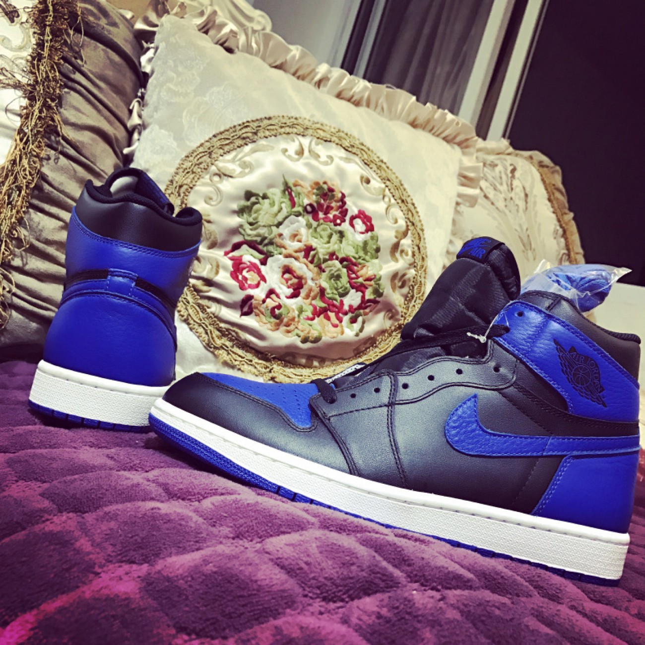 Air Jordan 1 OG High Retro Black/Royal Blue 555088-007