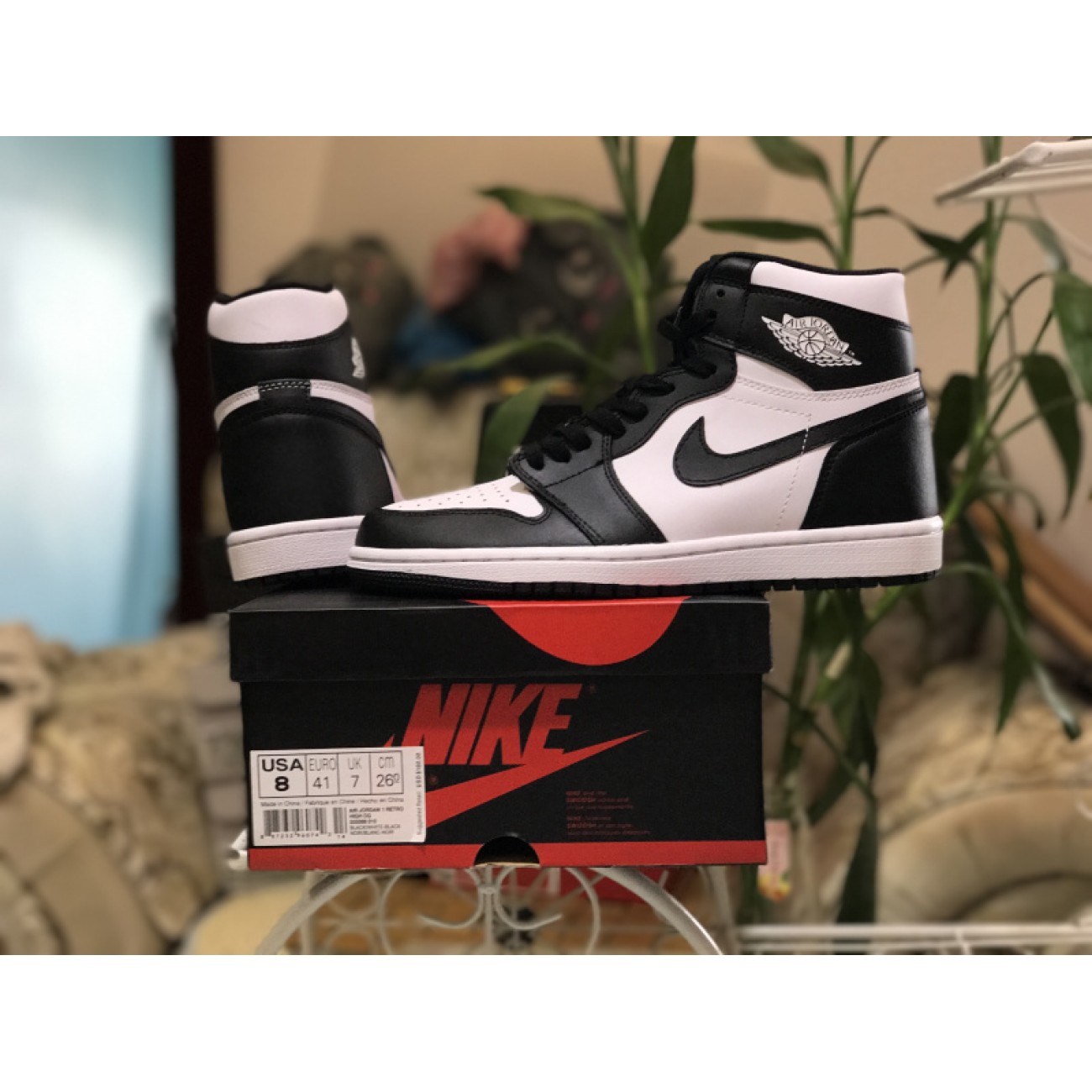 Air Jordan 1 Retro High OG "Oreo" Black/White 555088-010