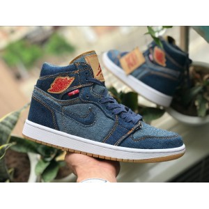 Levis x Air Jordan 1 AJ1 AO2571-401