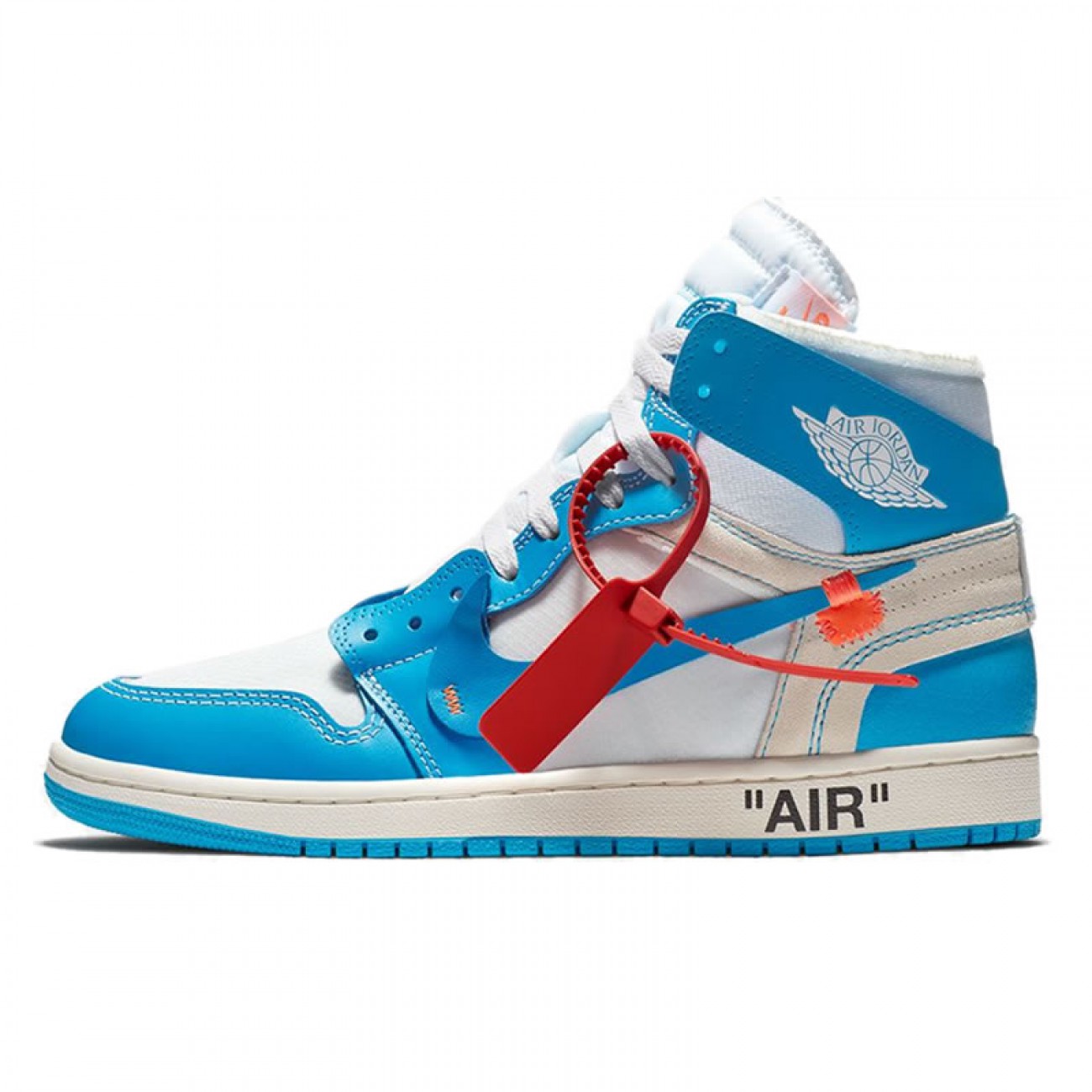 Off-White x Air Jordan 1 "UNC" OW Release For Sale AQ0818-148