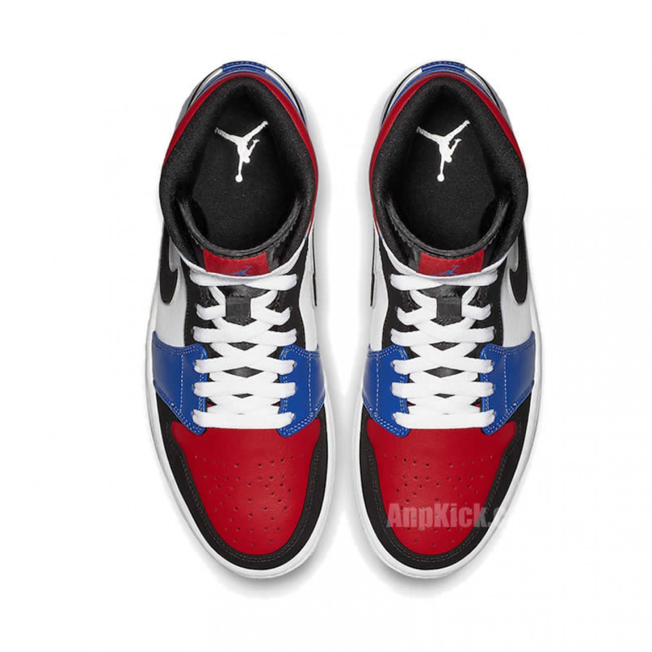 Air Jordan 1 Mid GS "Top 3" Red/Blue/White/Black 554725-124