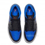 Air Jordan 1 Mid "Royal Blue" Paint Splatter Shoes 554724-048