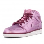 Air Jordan 1 Mid SE "Pink Rise" AJ1 Kids GS Shoes AV5174-640