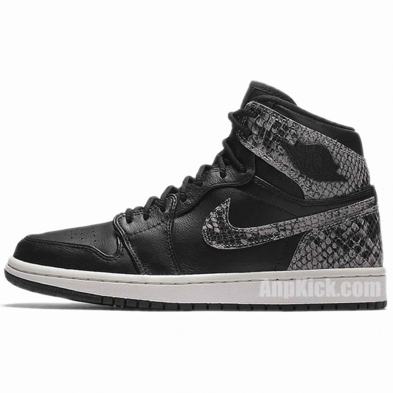 Air Jordan 1 Retro High "Snakeskin" Black Shoes AH7389-004