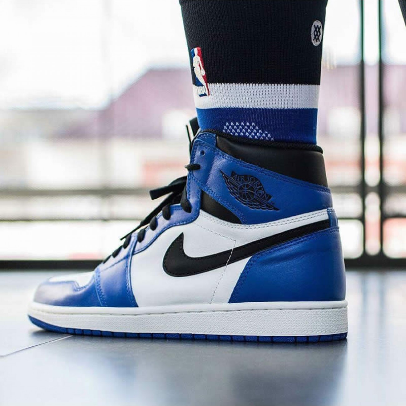 Air Jordan 1 Retro OG Game Royal Blue Womens GS Shoes 575441-403