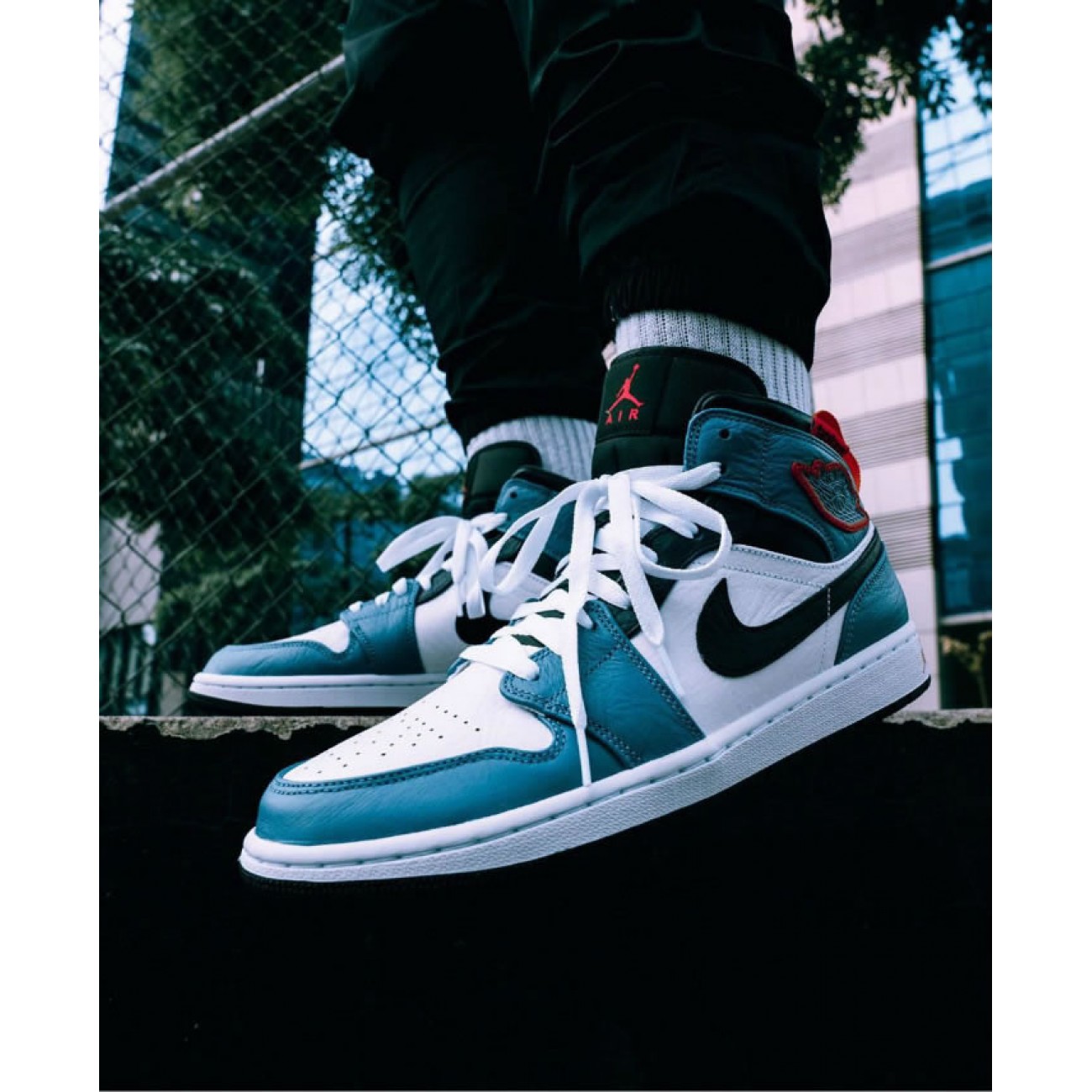 Facetasm x Air Jordan 1 Mid "Fearless" AJ1 Release Date CU2802-100