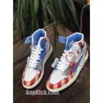 Parra x Off-White x Air Jordan 1 customize Shoes Custom Made Jordans