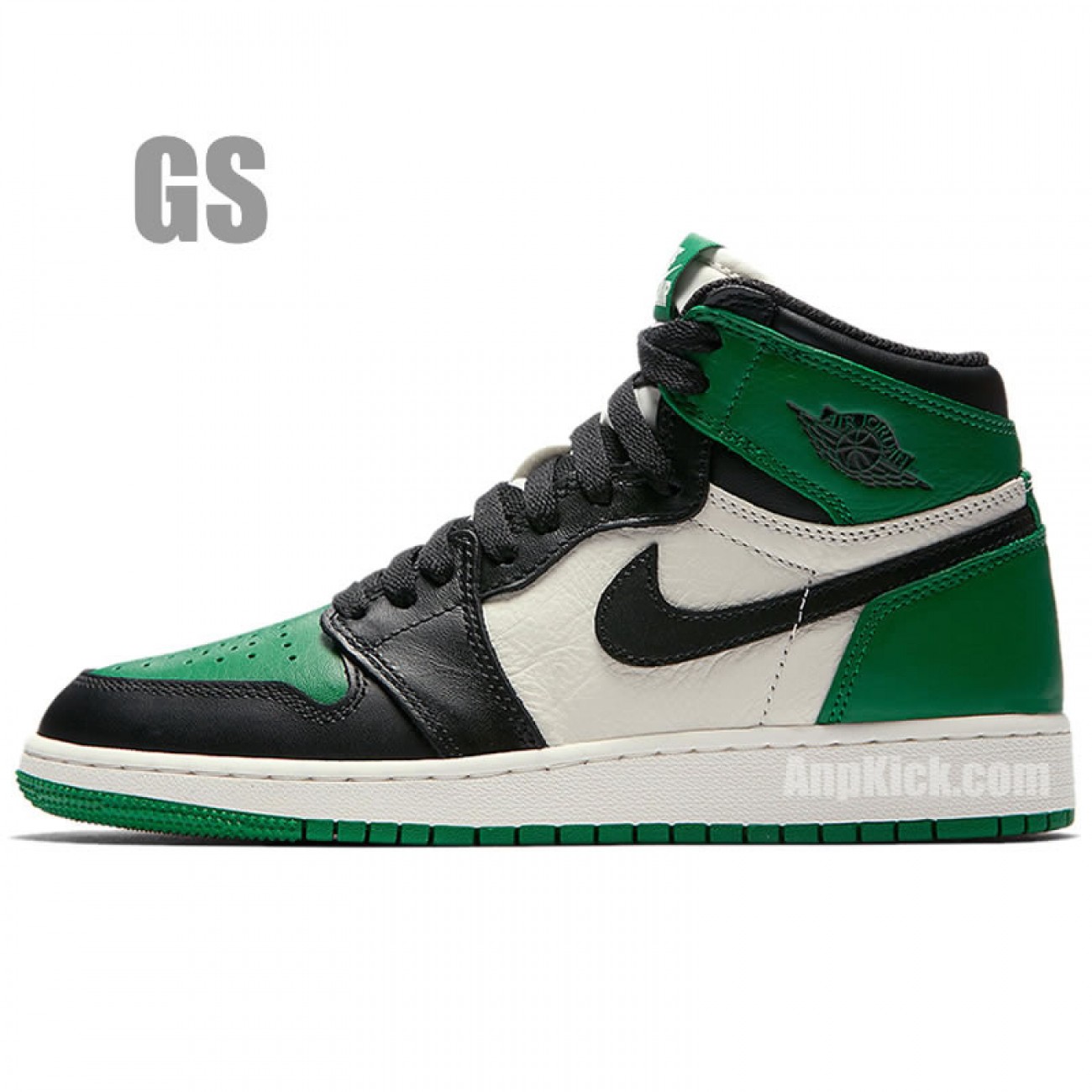 "Pine Green" New Air Jordan 1 High OG Mens GS Shoes 555088-302 Release Date