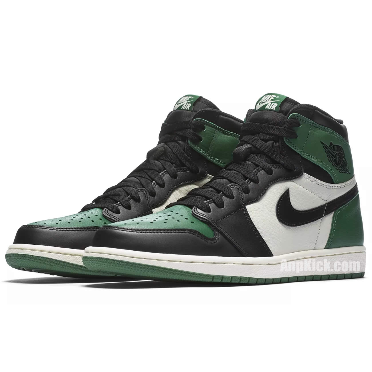 "Pine Green" New Air Jordan 1 High OG Mens GS Shoes 555088-302 Release Date