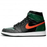 Solefly Miami Art Basel x Air jordan 1 Green Patent Leather "Friends & Family" AV3905-038