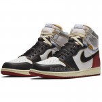 Union x Air Jordan 1 Retro Black Toe On Feet OG NRG BV1300-106