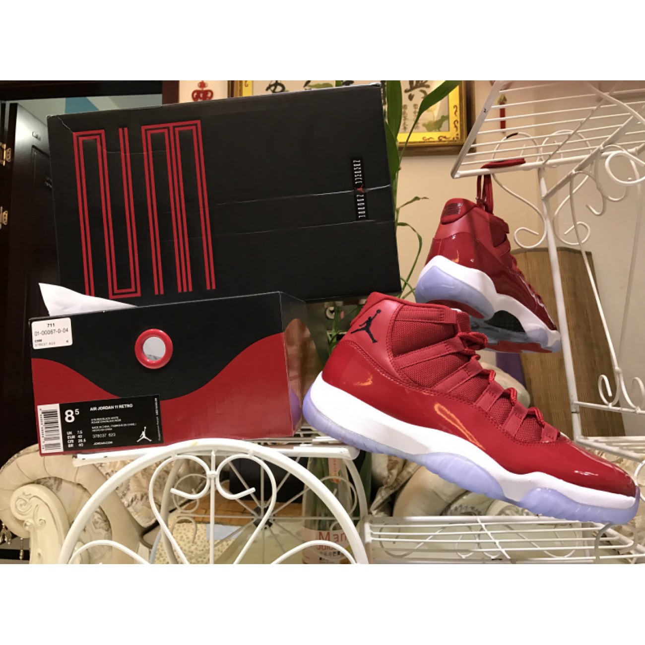 Air Jordan 11 High Chicago "Gym Red" 378037-623