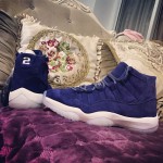 Air Jordan 11 x Jeter Re2pect Blue Suede 351792-147