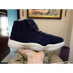 Air Jordan 11 x Jeter Re2pect Blue Suede 351792-147