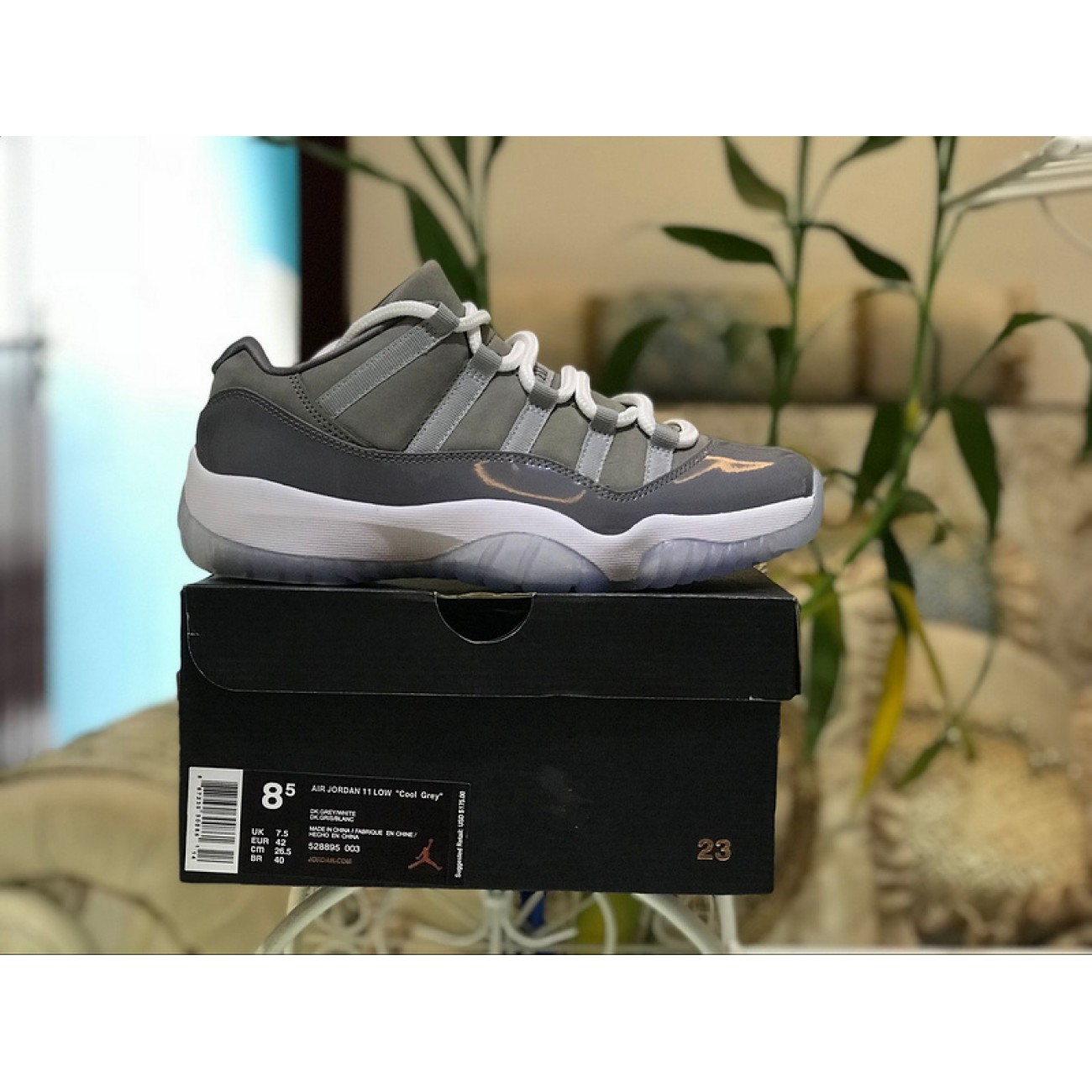 Air Jordan 11 Retro Low "Cool Grey" AJ11 528895-003