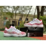 Air Jordan 11 Low Womens Wmns "Snakeskin" 2019 Pink Shoes AH7860-106