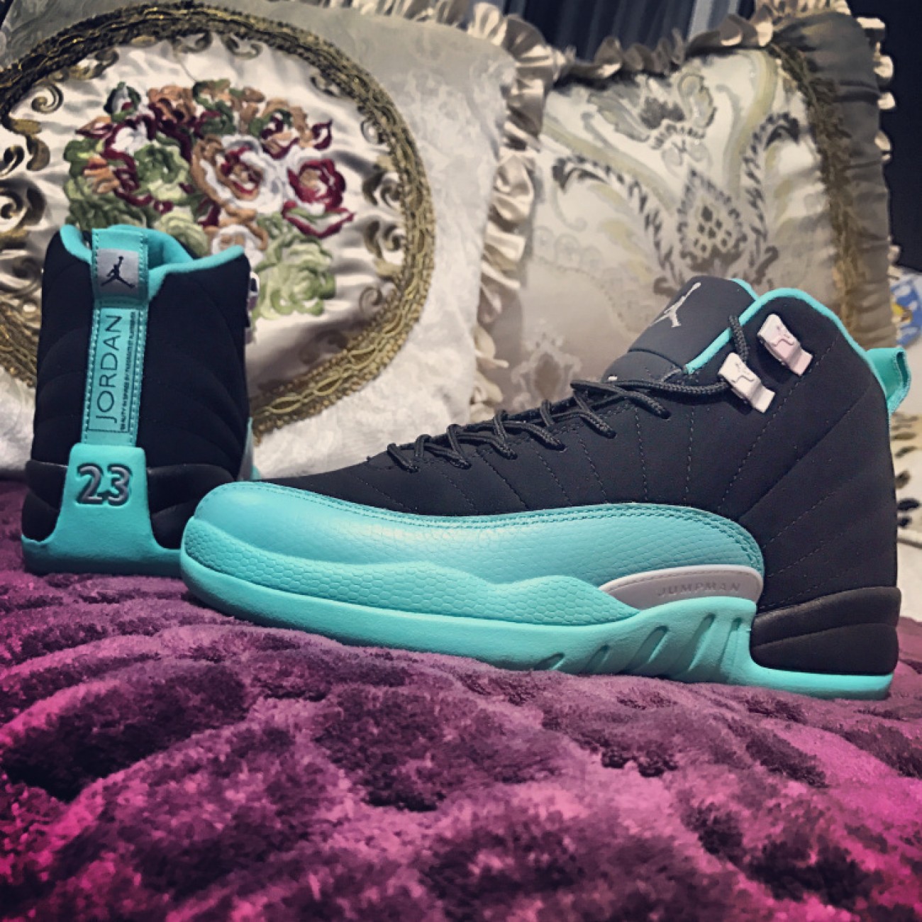 Air Jordan 12 GS "Hyper Jade" 510815-017