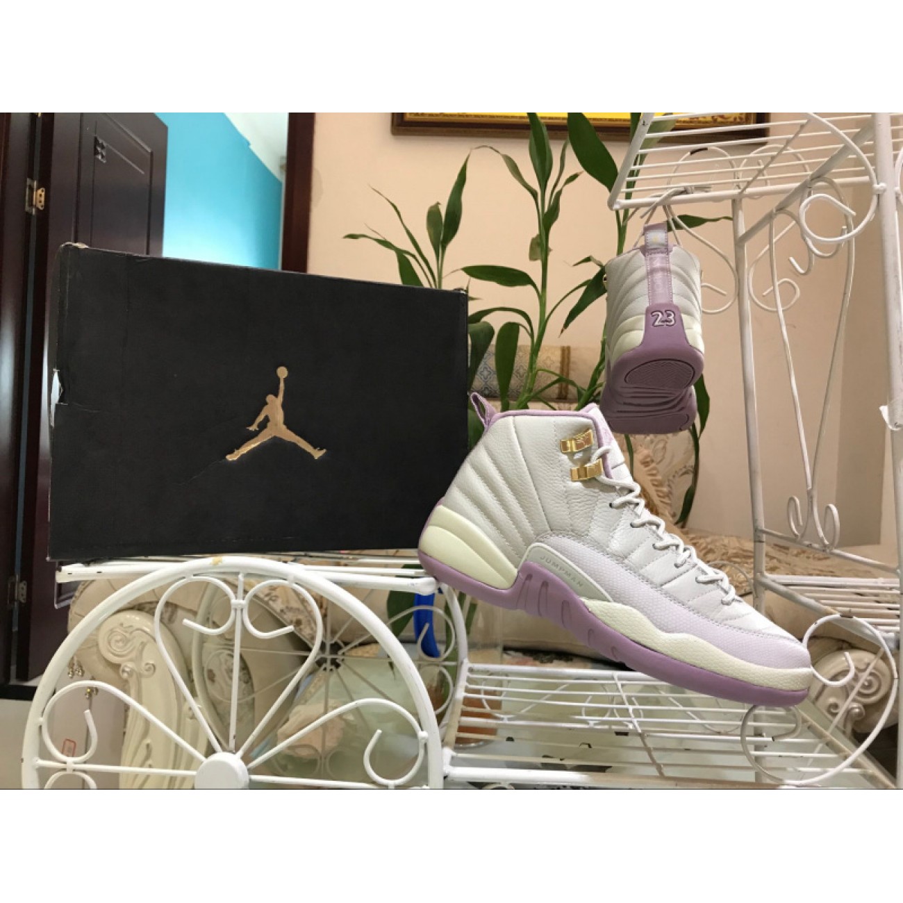 Air Jordan 12 GS "Plum Fog" 845028-025