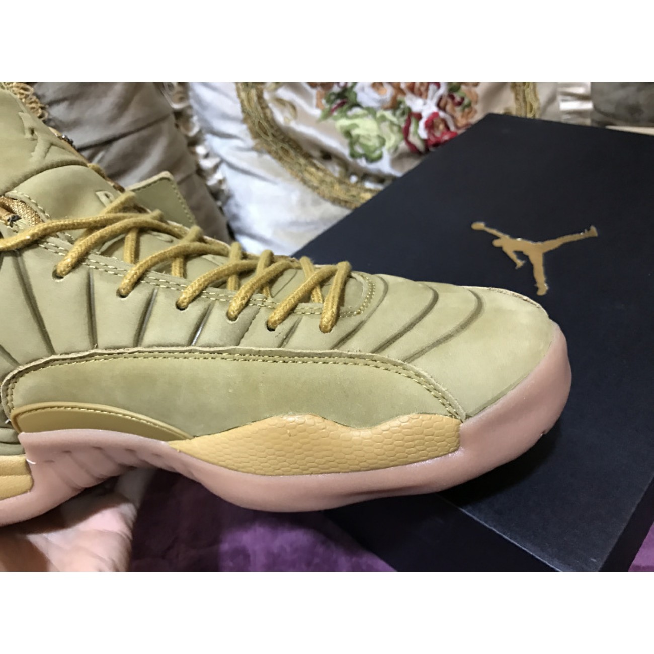 PSNY x Air Jordan 12 "Wheat" AA1233-700