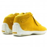 Air Jordan 18 Toro "Yellow Ochre" Suede AA2494-701 Release Date 2018