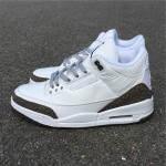 Air Jordan 3 "Mocha" 2018 White/Chrome/Dark/Brown 136064-122