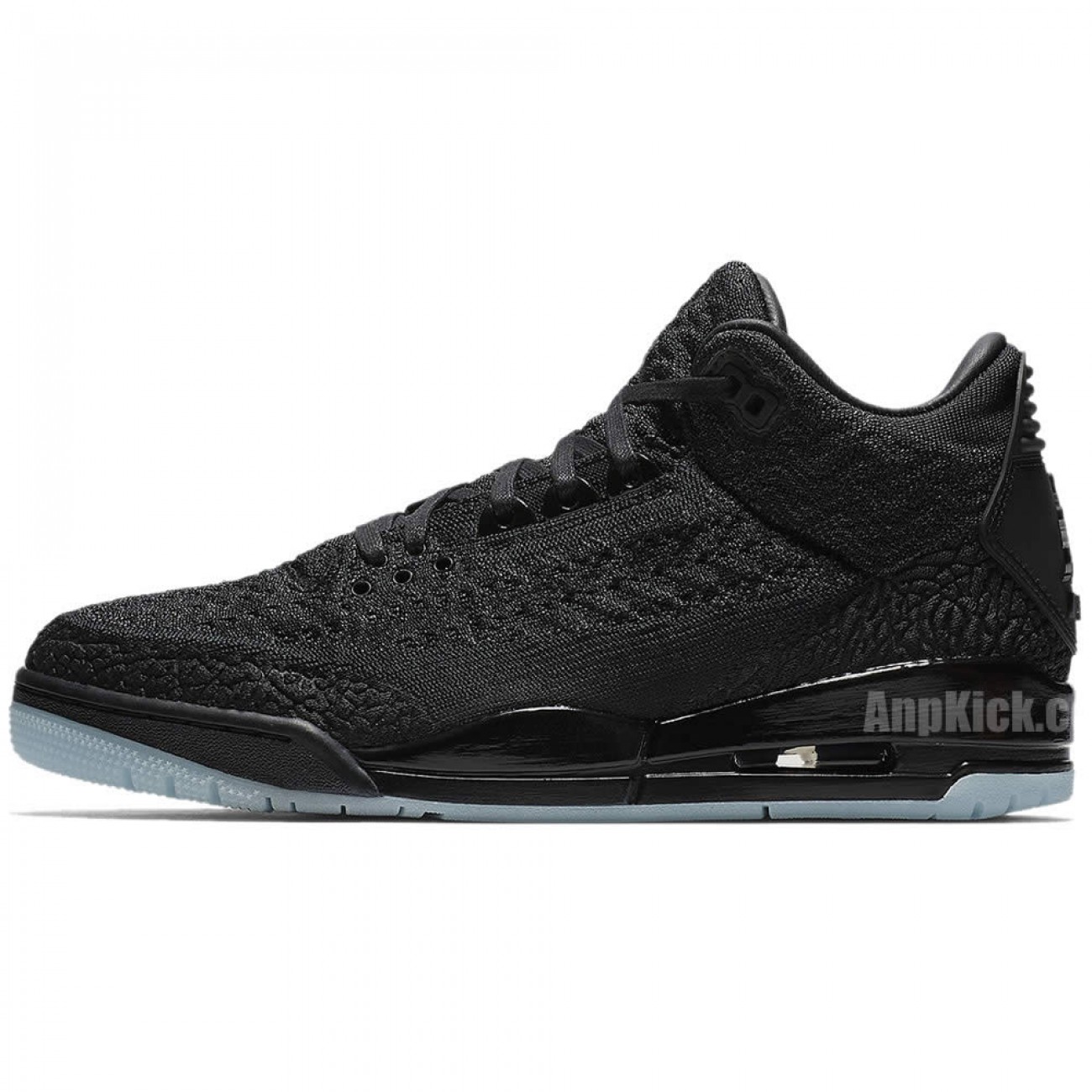 Air Jordan 3 Retro Flykit Black Glow On Feet For Sale AQ1005-001