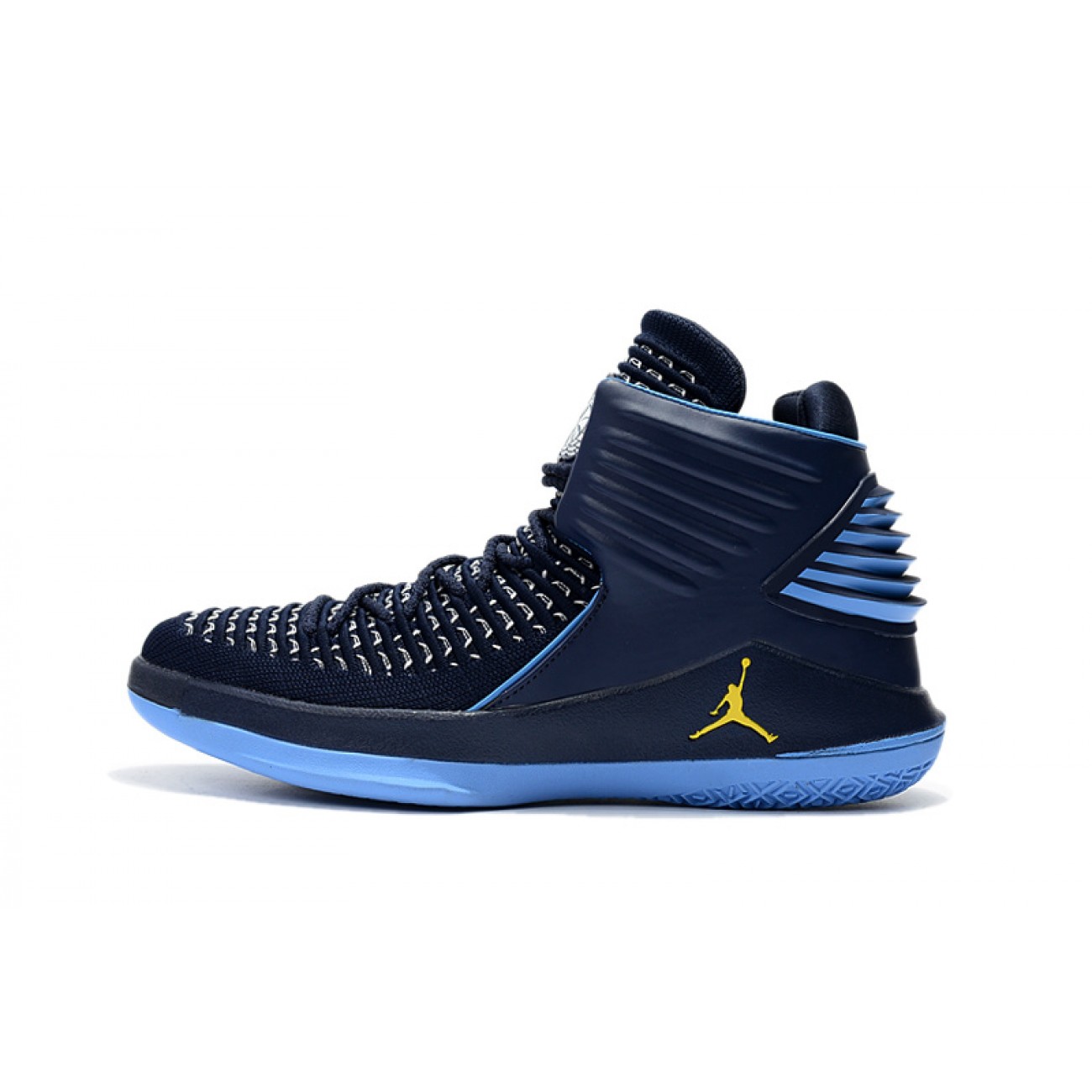 Air Jordan 32 XXXII Deep Blue/Grey/Yellow