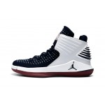 Air Jordan 32 XXXII White/Deep Blue/Red