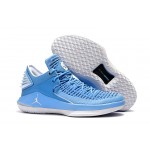 Air Jordan 32 XXXII Low "UNC" / Lightblue