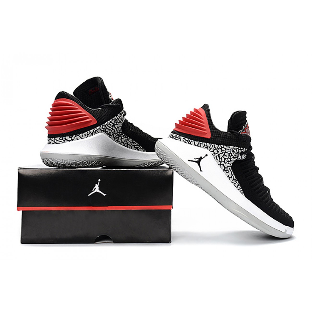 Air Jordan 32 XXXII Low "Crack" / Black