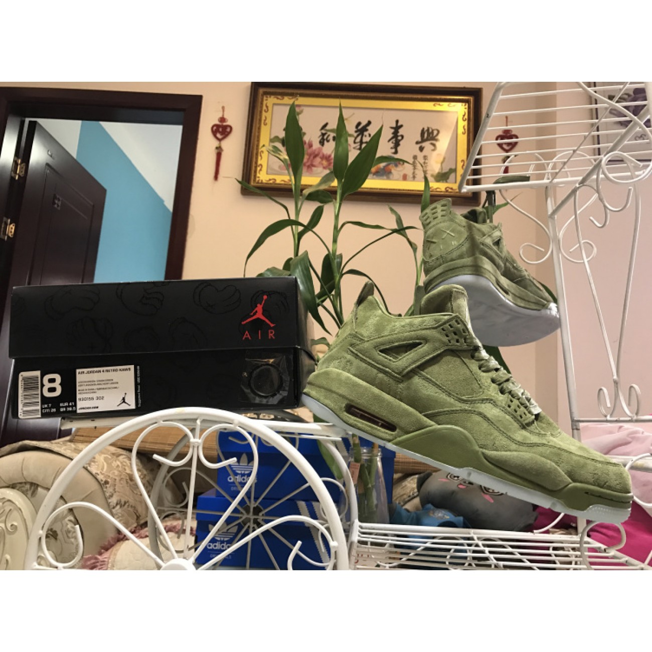 Air Jordan 4 x KAWS Green 930155-302