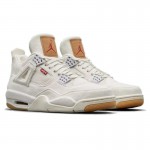 Levi's x Air Jordan 4 Retro "White Denim" AO2571-100