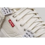 Levi's x Air Jordan 4 Retro "White Denim" AO2571-100