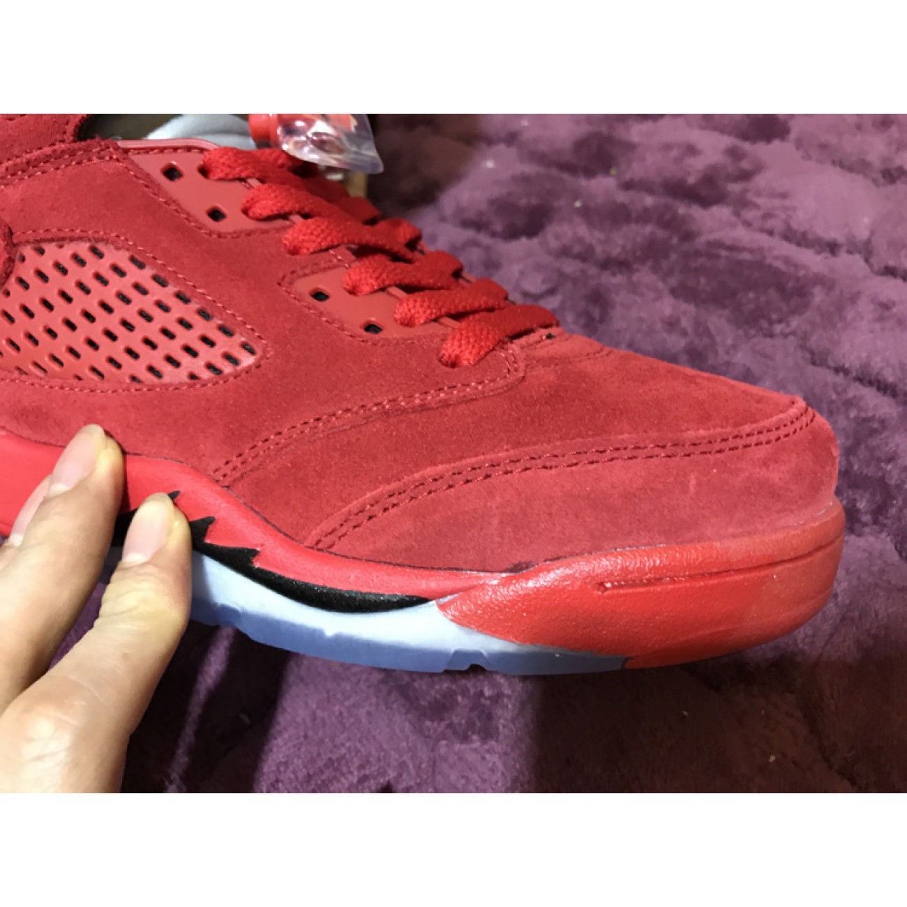 Air Jordan 5 Red Suede 136027-602