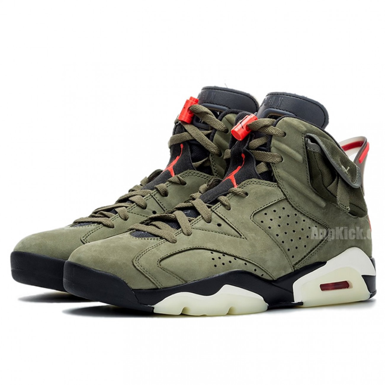 Travis Scott x Air Jordan 6 Olive "Cactus Jack" For Sale CN1084-200