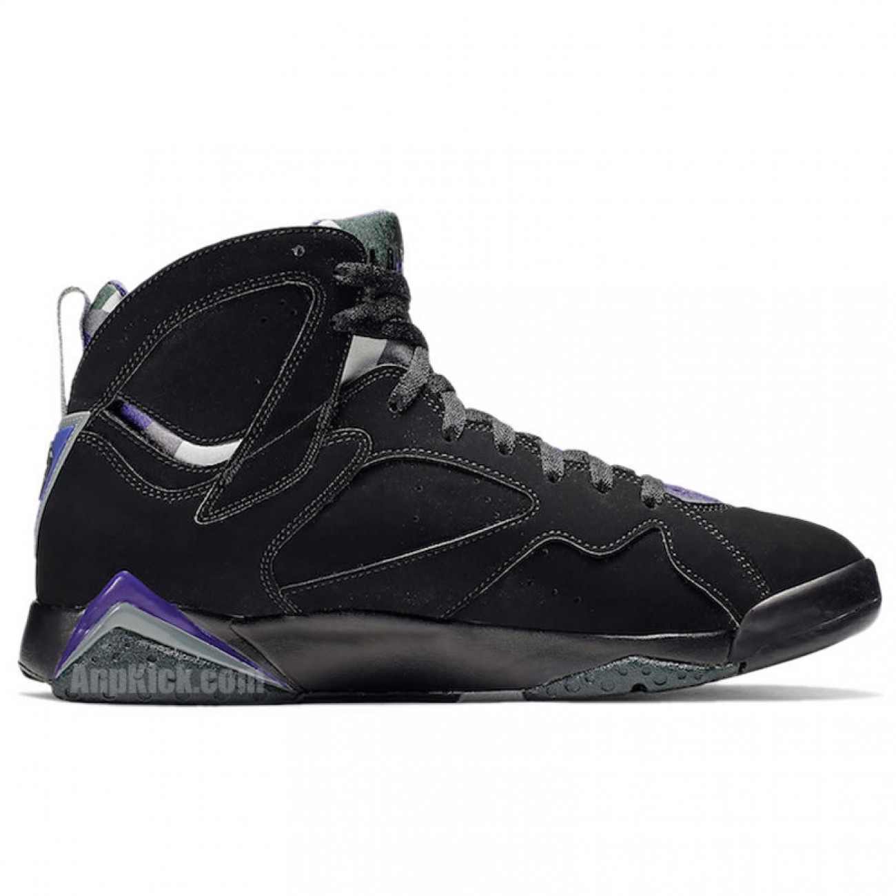 Air Jordan Retro 7 "Ray Allen" PE Black And Purple 304775-053