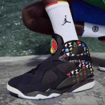 Air Jordan 8 Quai 54 Friends and Family Black White AJ8 CJ9218-001 CJ9218-100