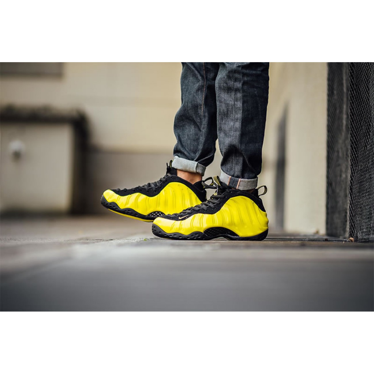 Nike Air Foamposite One "Wu Tang" Optic Yellow/Black Mens Shoes 314996-701