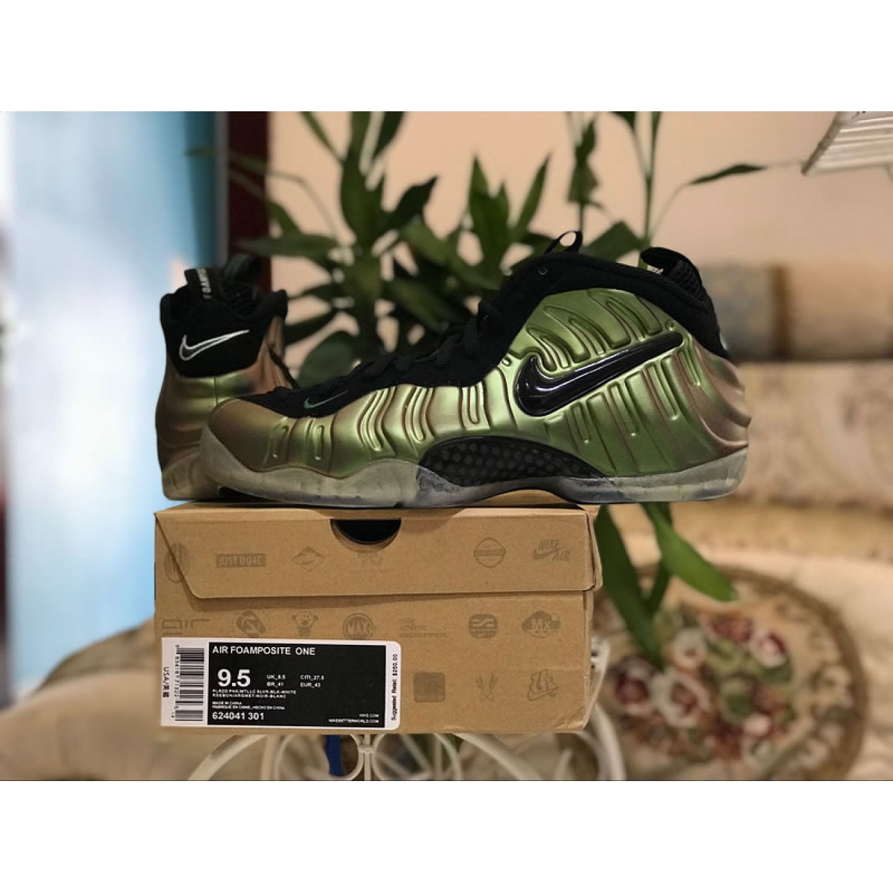 Nike Air Foamposite Pro Dark Pine 624041-301