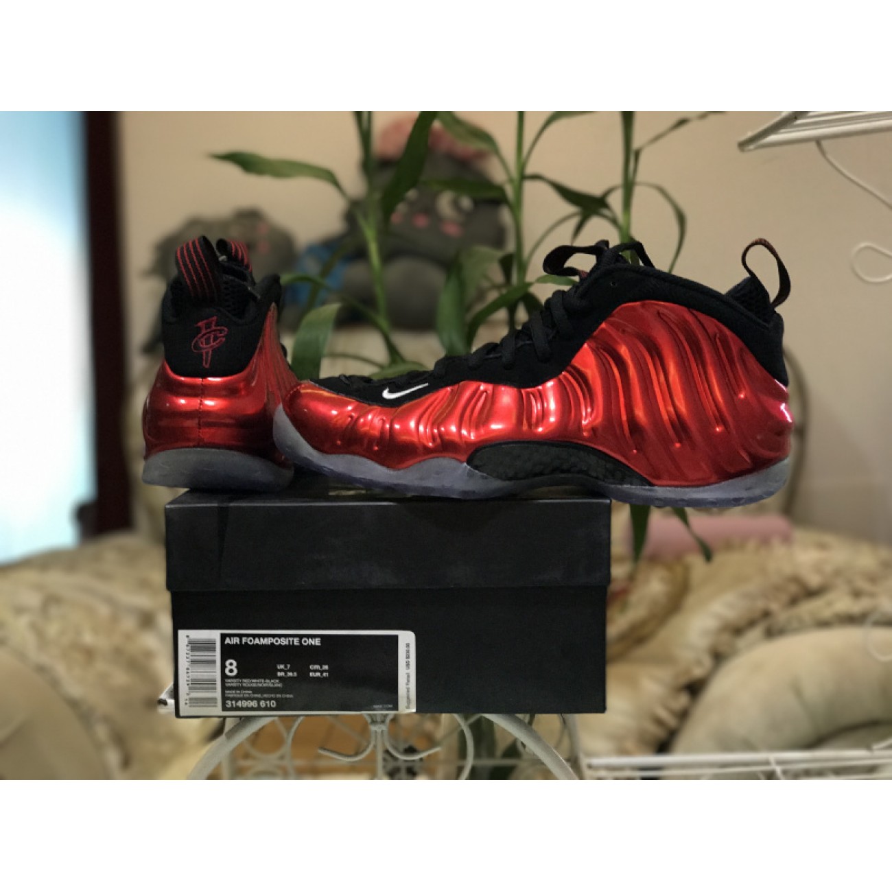 Air Foamposite One "Varsity Red" 314996-610