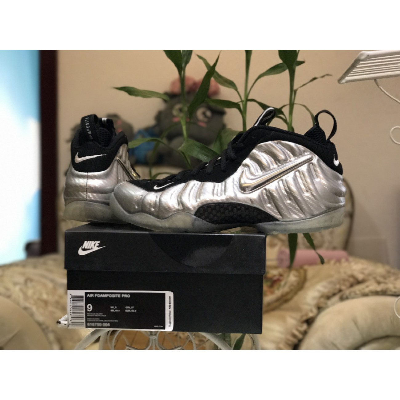 Nike Air Foamposite Pro "Silver Surfer" 616750-004