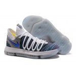 Kevin Durant KD10 White/Blue/Grey/Multicolor