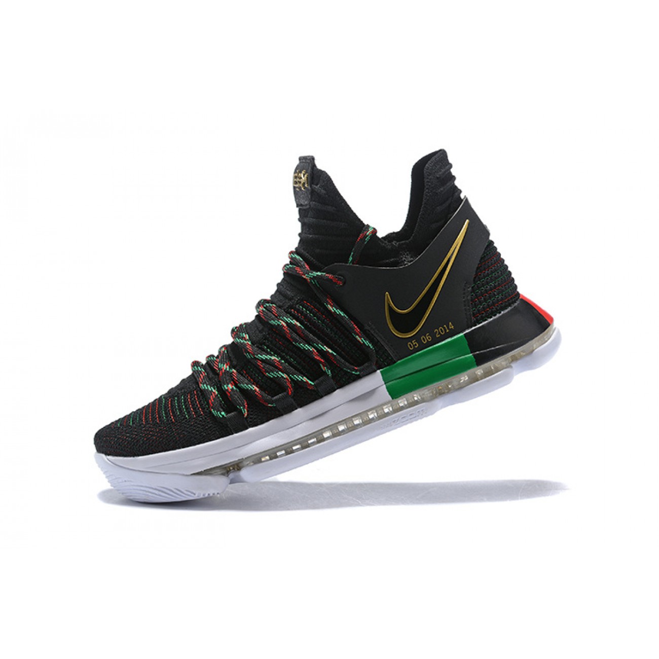 Kevin Durant KD10 "BHM" Black/Multicolor/Gold